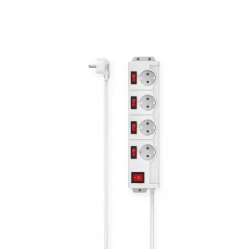 Hama 00223121 Πολύπριζο 1,4 m 4 έξοδοι AC Εσωτερικού χώρου Λευκό