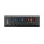 Lindy Hub USB 3.0 4 θυρών με 3 υποδοχές Quick Charge 3.0