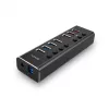 Lindy Hub USB 3.0 4 θυρών με 3 υποδοχές Quick Charge 3.0