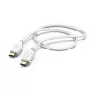Hama 00201704 Καλώδιο USB USB 2.0 1,5 m USB-C Λευκό