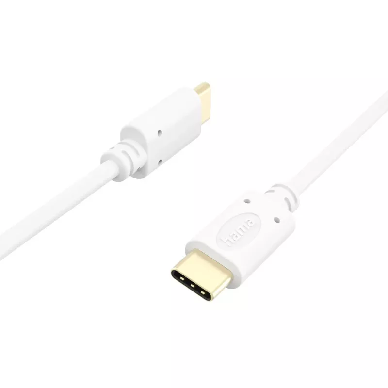 Hama 00201704 Καλώδιο USB USB 2.0 1,5 m USB-C Λευκό