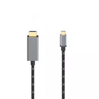 Hama 00200509 Καλώδιο HDMI 1,5 m HDMI Type-A (Standard) USB Type-C Μαύρο