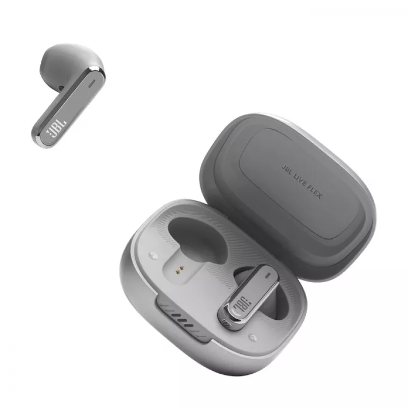 JBL LIVE FLEX ακουστικά ασύρματα in-ear κλήσεις/μουσική Bluetooth ασημί