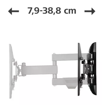 Hama 00220840 Βάση/στήριγμα τηλεόρασης 121,9 cm (48 ίντσες) Μαύρο