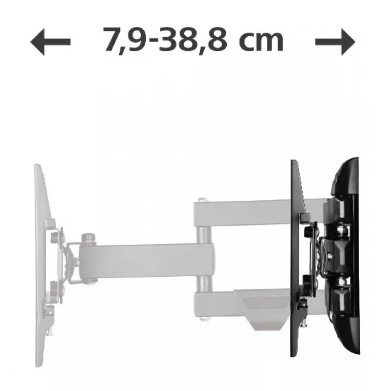 Hama 00220840 Βάση/στήριγμα τηλεόρασης 121,9 cm (48 ίντσες) Μαύρο