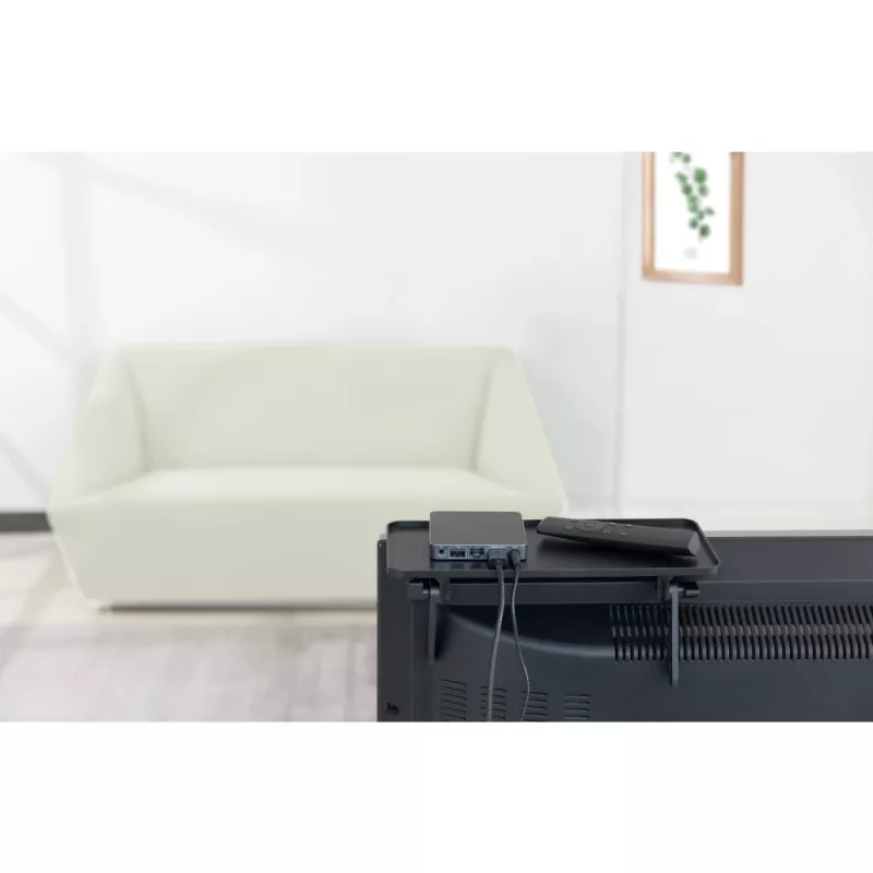 Techly ICA-DRS 902 ράφι συσκευών AV μαύρο πλαστικό