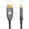 Techly ICOC HDMI-HY8-015 Καλώδιο HDMI 15 m HDMI Type-A (Standard) μαύρο