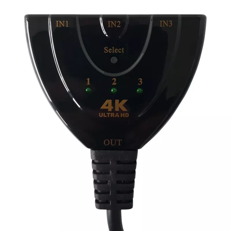 Techly IDATA HDMI-3F30 Διακόπτης βίντεο