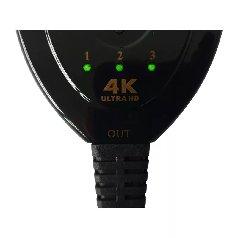Techly IDATA HDMI-3F30 Διακόπτης βίντεο