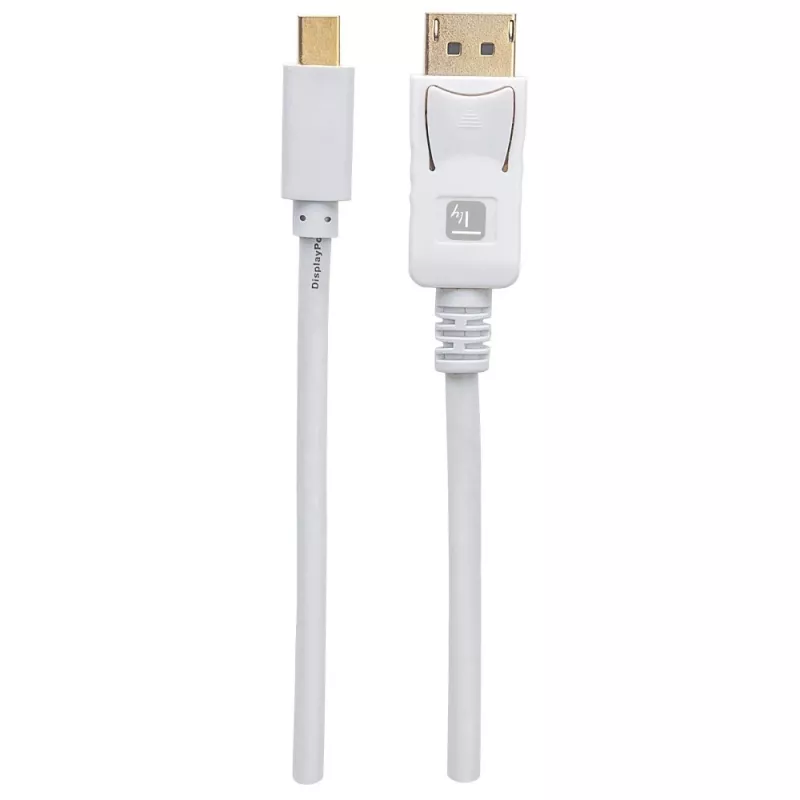 Techly ICOC MDP-020T4K Καλώδιο DisplayPort 2 m Mini DisplayPort λευκό