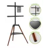 Techly ICA-TR58 Βάση/βάση στήριξης TV 165,1 cm (65 ίντσες) μαύρο, ξύλο