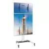 Techly Βάση δαπέδου για 3 οθόνες LCD/LED 32-55 ίντσες για βιντεοτοίχο