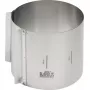 RBV Birkmann 429413 Easy Baking δαχτυλίδι τούρτας, extra ψηλό, στρογγυλό, ανοξείδωτο ατσάλι, 150 mm
