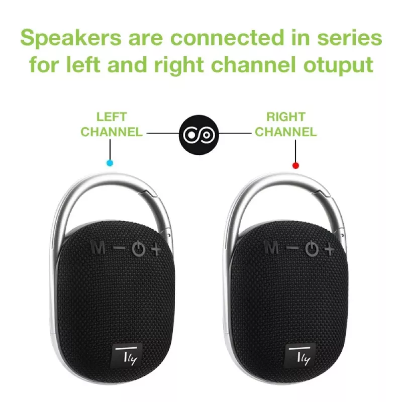 Techly ICASBL321BK Φορητό ηχείο/ηχείο πάρτι Μονοφωνικό φορητό ηχείο μαύρο 5 W