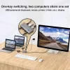Techly IDATA KVM-DPC8K Διακόπτης KVM γκρι