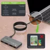Techly IDATA KVM-DPC8K Διακόπτης KVM γκρι