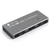 Techly IDATA KVM-DPC8K Διακόπτης KVM γκρι
