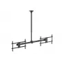 Βάση οροφής για δύο οθόνες EQUIP 81,3 cm – 152,4 cm (32 ιντσών–60 ιντσών) (VESA 200x200–600x400, μέγ. 80 kg, περιστρεφόμενη ±180°), μαύρη