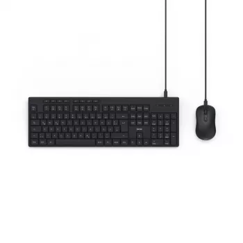 Hama CKM-200 πληκτρολόγιο ποντίκι περιλαμβάνεται Home/Office USB QWERTZ γερμανικό μαύρο