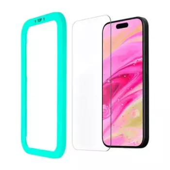 Προστασία οθόνης/πίσω μέρους LAUT L_IP23A_PG για Apple iPhone 15, διαφανές γυαλί/πλαστικό, 1 τεμ.