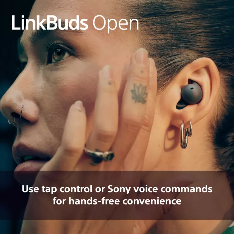 Sony LinkBuds Open WFL910V Ακουστικά/Headset Ασύρματα In-Ear Κλήσεις/Μουσική Bluetooth Μωβ