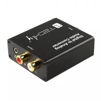 Techly IDATA SPDIF-9 Μετατροπέας ήχου Μαύρο