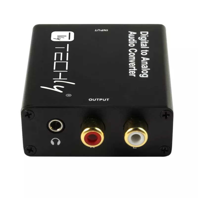 Techly IDATA SPDIF-9 Μετατροπέας ήχου Μαύρο