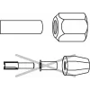 Υποδοχές σύσφιξης Bosch 2608570100 Διάμετρος 6 mm