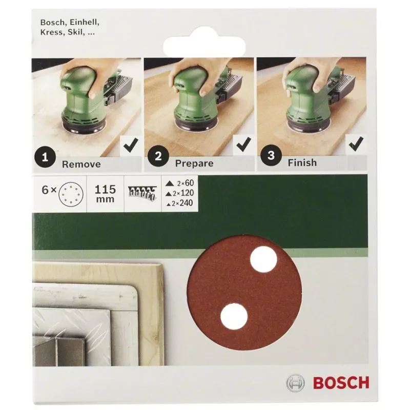 Φύλλο λείανσης Bosch 2609256A24 5 τεμ. Ελβετία