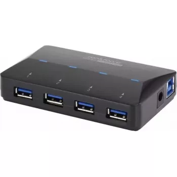 Hub διασύνδεσης Renkforce RF-3806031 USB 3.2 Gen 1 Type-B Μαύρο