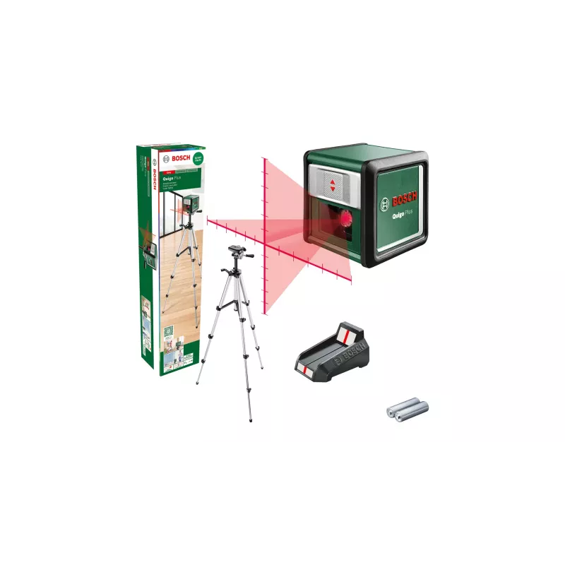 Bosch Quigo Plus Uni 0603663602 – συμπαγές λέιζερ σταυροειδών γραμμών με τρίποδο