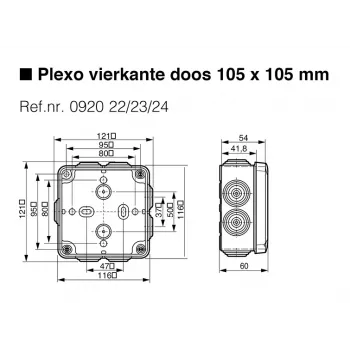 Legrand 092024 κουτί διακλάδωσης ηλεκτρικού