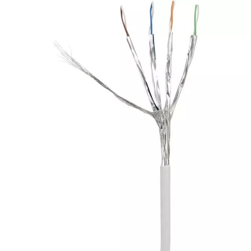 Καλώδιο δικτύου Renkforce RF-4149858 0,25 m Cat6a S/FTP γκρι