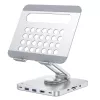 Techly Βάση tablet με hub USB-C 8 σε 1 και docking station