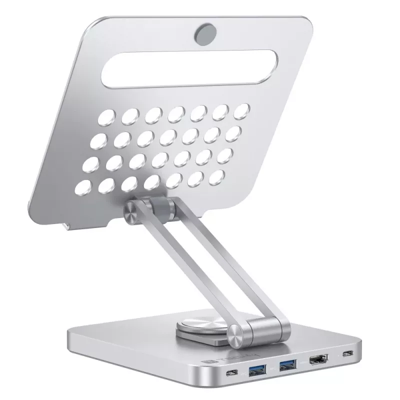 Techly Βάση tablet με hub USB-C 8 σε 1 και docking station