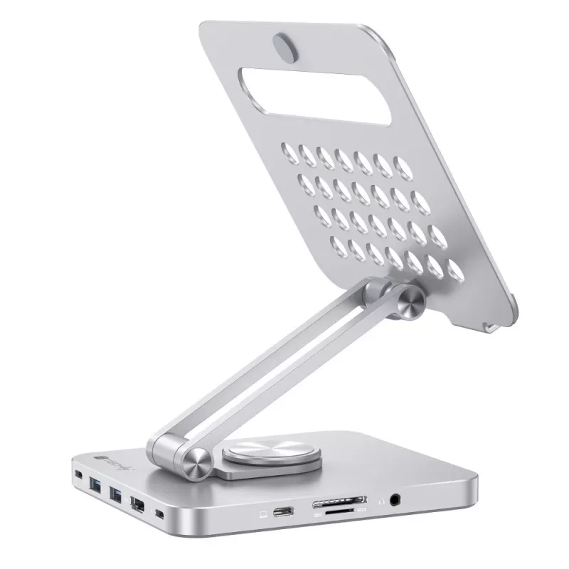 Techly Βάση tablet με hub USB-C 8 σε 1 και docking station