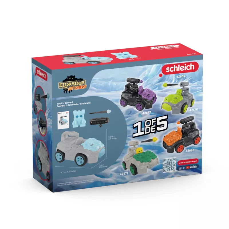 Όχημα Schleich ELDRADOR CREATURES Ice CrashMobile Mini Creature 7-12 ετών