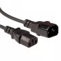 Καλώδιο τροφοδοσίας ACT Powercord LSZH C13 - C14 μαύρο 3 m