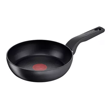 Tefal Hard Titanium Pro G28990 σετ τηγανιών, 2 τεμ., επίστρωση τιτανίου, αλουμίνιο, επαγωγή, 175°C, μαύρο