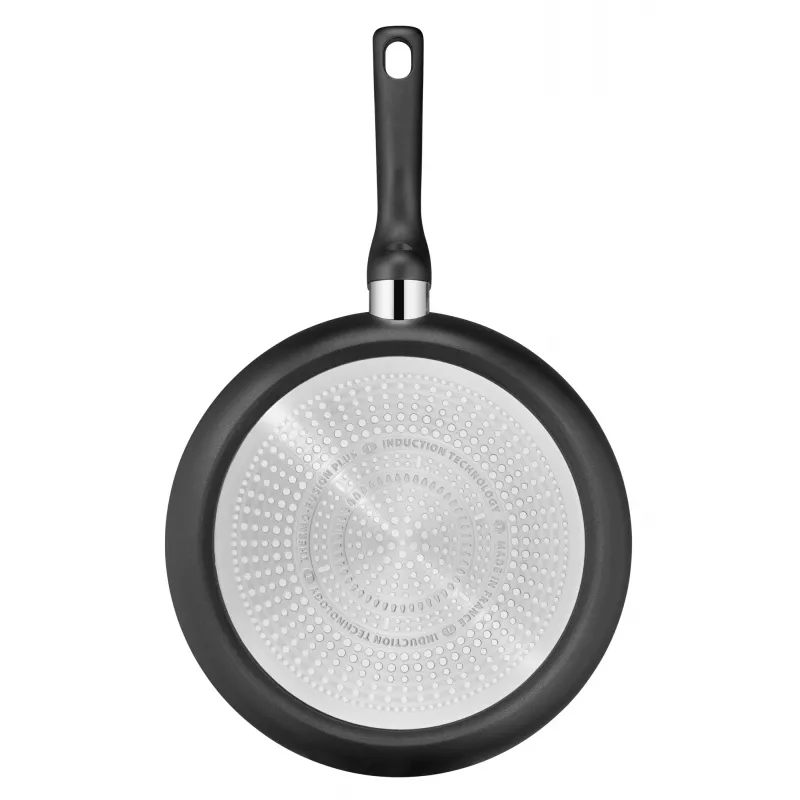 Tefal Hard Titanium Pro G28990 σετ τηγανιών, 2 τεμ., επίστρωση τιτανίου, αλουμίνιο, επαγωγή, 175°C, μαύρο