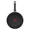 Tefal Hard Titanium Pro G28990 σετ τηγανιών, 2 τεμ., επίστρωση τιτανίου, αλουμίνιο, επαγωγή, 175°C, μαύρο