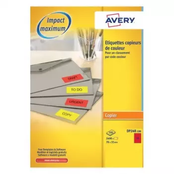 Αυτοκόλλητη ετικέτα εκτυπωτή AVERY DP24R-100
