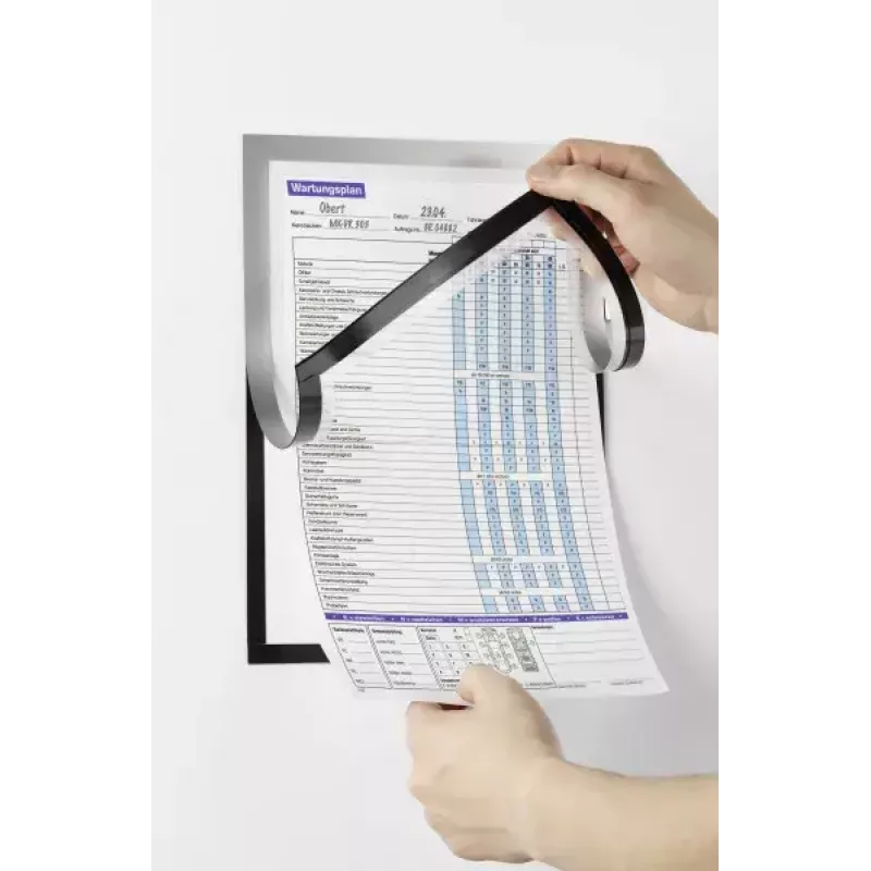Μαγνητικό πλαίσιο A4 Durable Duraframe ασημί