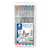 Staedtler Pigment Liner 308 Fineliner, 0,5 mm, Συσκευασία 6 τεμ.