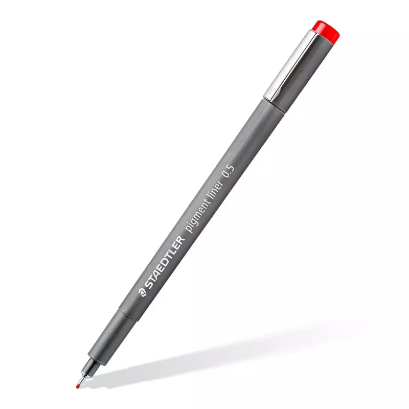 Staedtler Pigment Liner 308 Fineliner, 0,5 mm, Συσκευασία 6 τεμ.