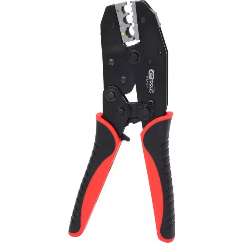KS Tools 115.1425 πένσα κρίμπινγκ για μονωμένους ακροδέκτες καλωδίων, 220 mm