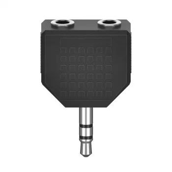 Διαχωριστής ήχου Hama 00305036 μαύρο 3,5 mm σε 2 x 3,5 mm