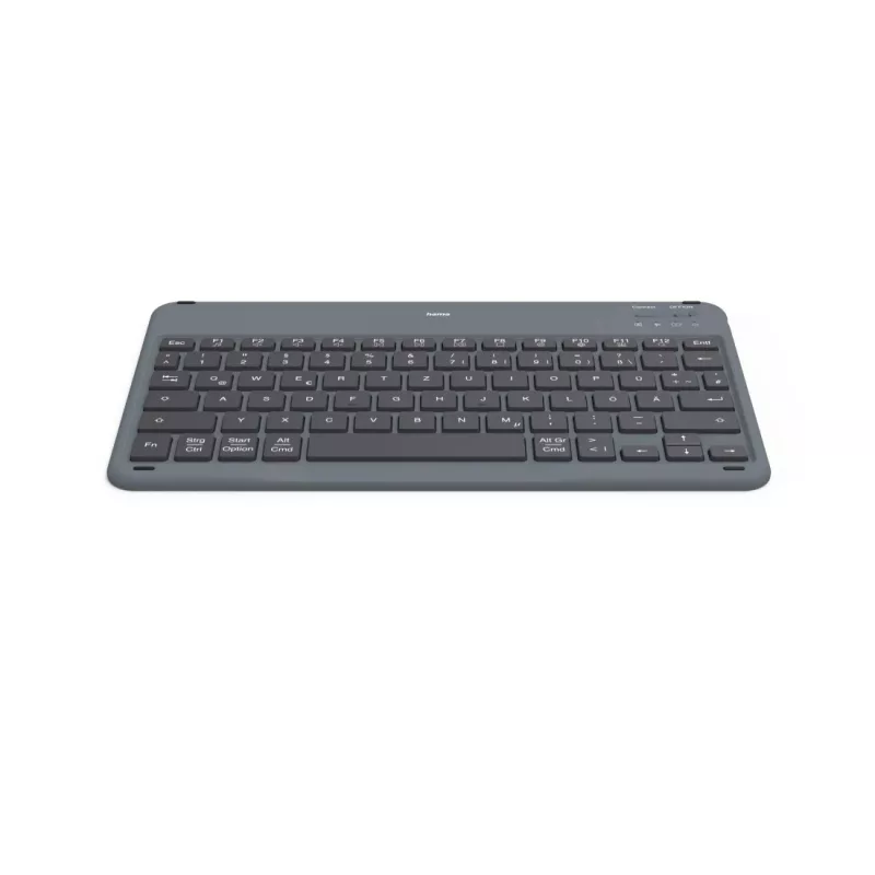 Hama Travel 500 θήκη με πληκτρολόγιο Bluetooth για tablet 7–11 ιντσών, QWERTZ (DE), μαύρη