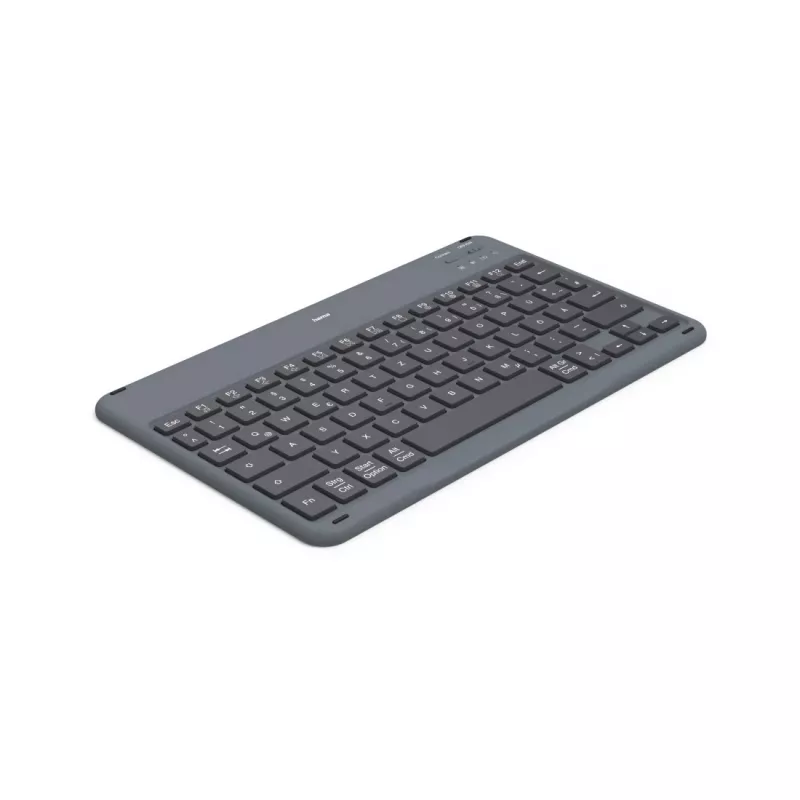 Hama Travel 500 θήκη με πληκτρολόγιο Bluetooth για tablet 7–11 ιντσών, QWERTZ (DE), μαύρη