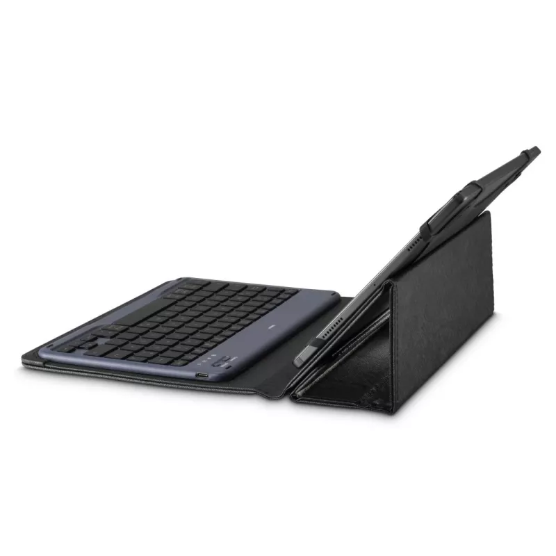 Hama Travel 500 θήκη με πληκτρολόγιο Bluetooth για tablet 7–11 ιντσών, QWERTZ (DE), μαύρη